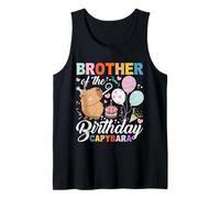 Brother of The Birthday Capybara Girl Bday Party Family Kids Tank Top