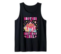 Brother of The Birthday Girl Circus Carnival Family Party Tank Top