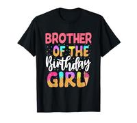 Brother Of The Birthday Girl Ice Cream Party Family Matching T-Shirt