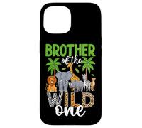 Brother of the Wild One Jungle Safari Animal Case for iPhone 15