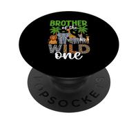 Brother of the Wild One Jungle Safari Animal PopSockets Adhesive PopGrip