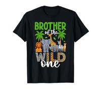 Brother of The Wild One Jungle Safari Animal T-Shirt