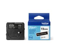 Brother Original Btag-335 Label Tape 12 mm Wide 4 m Long White/Black