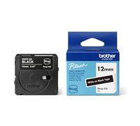 Brother Original Btag-335 Label Tape 12 mm Wide 4 m Long White/Black