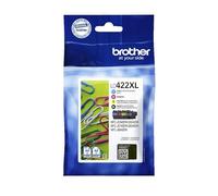 Brother Original Ink Cartridge LC422XL Black/Cyan/Magenta/Yellow (4 Units)
