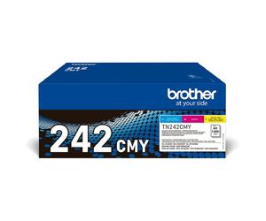BROTHER Original TN-242CMY Multipack with 3 Toners Cyan/Magenta/Yellow for up to
