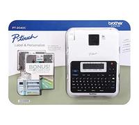 Brother P-Touch Monochrome Label Maker PT-2040C with Additional Two Tapes (TZe-131, TZe-231)