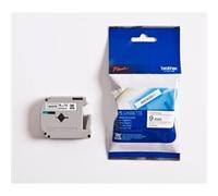 Original Brother P-Touch MK221BZ 9mm Plastic Tape - Black on White