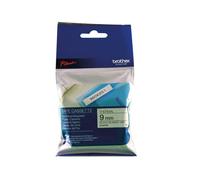 Brother P-Touch Tape Cassette 9mm Black on White Non Metallic Tape Blister Pack