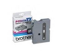 Brother P-touch TX-315 (6mm x 15m) White On Black Labelling Tape