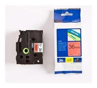 Brother P-touch TZ-461 36mm x 8m Black On Red Laminated TZE461