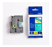 Brother TZe-721 Labelling Tape Cassette, 9 mm (W) x 8 m (L), Laminated, Brother Genuine Supplies - Black on Green