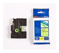 Original Brother TZEC31 12mm Tape Fluorescent Black on Yellow
