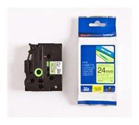 Brother P-touch TZe-C51 24mm x 8m Black On Fluorescent Yellow TZEC51