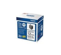 Brother TZE-231M5 DirectLabel black on white Laminat 12mm x 8m Pack=5