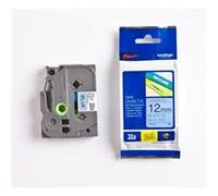 Brother P-Touch TZe Laminated Tape 12mm x 8m Black on Blue TZE531