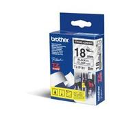 Original Brother TZES141 18mm Strong Adhesive Tape - Black on Clear