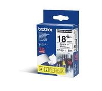 Brother TZE-S241 label-making tape Black on white TZ