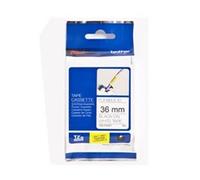 Original Brother P-Touch TZE261 36mm Gloss Tape - Black on White