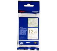 BROTHER P-Touch TZe Ribbon Tape Cassette 12mmx4m Gold/White Flexible Label