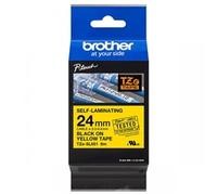 Brother Self-Laminating Label Tape TZe-SL651 Black on Yellow 24mm x 8m