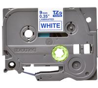 Brother P-Touch TZE223 Label Tape 9 Mm Width Rectangle Glossy Blue Laminated 1 E