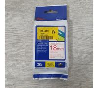 Brother P-Touch TZe242 Tape Cassette Laminated 18m x 8m Red on White Tape -G1