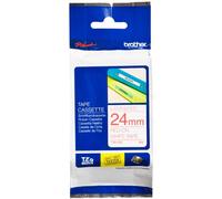 Brother Printer tape TZe-252 Rot at white (BxL 24mm x 8m) laminiert - suitable for P-touch, Ptouch, E500VP, H500, PT-2400, PT-2400E, PT-2420PC, PT-2430PC, PT-2450, PT-2450DX, PT-2460, PT-2470, PT-2480, PT-2500PC, PT-2700VP, PT-2730VP, PT-350, PT-3600, PT-540, PT-540C, PT-550, PT-7500VP, PT-7600VP, PT-9200DX, PT-9200PC, PT-9