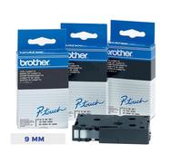 Brother - Printer tape - white, blue - Roll (0.9cm x 7.7m) - 1 pcs.