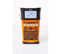 Brother PT-E300VP Handheld Electrical Specialist Label Printer | QWERTY Keyboard | 3 Years Warranty | Up to 18mm Width Tape | Value Pack