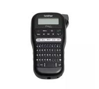 Brother PT-H110. Keyboard layout: QWERTY. Tape type: TZe. Print technology: Thermal transfer Maximum resolution: 180 x 180 DPI Print speed: 20 mm/sec. Supported paper width: 3.5 6 9 12 mm. Battery typ