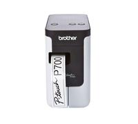 Brother PT-P700 Label Maker, USB 2.0, P-Touch Label Printer, Portable, Up to 24mm Labels, Includes AC Adapter/USB Cable/24mm Black on White Tape Casse