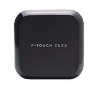 Brother PT-P710BT Label Maker, Bluetooth/Micro USB, P-Touch 'CUBE+' Label Printer, Portable, Up to 24mm Labels, Includes Integrated Li-ion battery/USB Cable/24mm Black on White Tape Cassette