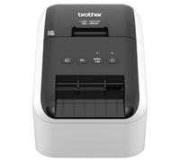 Brother QL-800 High-Speed Professional Label Printer, Lightning Quick Printing, Plug & Label Feature, Brother Genuine DK Pre-Sized Labels, Multi-System Compatible - Black & Red Printing Available