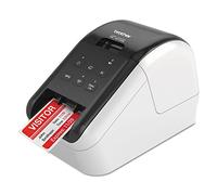Brother Ql-810W Ultra-Fast Label Printer with Wireless Networking Earplug, 10 cm, Black