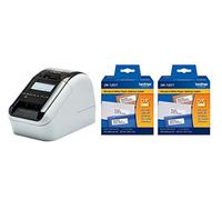 Brother QL-820NWB Label Printer and 2-pack DK1201 Address Labels
