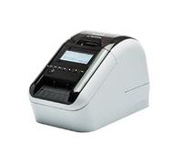 Brother QL-820NWB Label Printer with Wi-Fi, USB 2.1, LCD Display, Automatic Cutting and Black and Red Printing