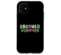 Brother Saurus Kids Dinosaur Birthday Party Family Matching Case for iPhone 11
