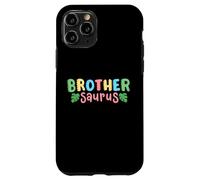 Brother Saurus Kids Dinosaur Birthday Party Family Matching Case for iPhone 11 Pro