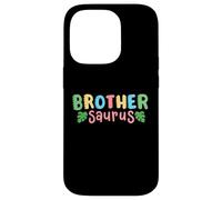 Brother Saurus Kids Dinosaur Birthday Party Family Matching Case for iPhone 14 Pro