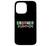 Brother Saurus Kids Dinosaur Birthday Party Family Matching Case for iPhone 14 Pro Max