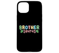 Brother Saurus Kids Dinosaur Birthday Party Family Matching Case for iPhone 15 Plus