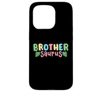 Brother Saurus Kids Dinosaur Birthday Party Family Matching Case for iPhone 15 Pro