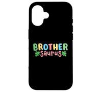 Brother Saurus Kids Dinosaur Birthday Party Family Matching Case for iPhone 16