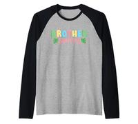 Brother Saurus Kids Dinosaur Birthday Party Family Matching Raglan Baseball Tee