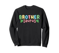 Brother Saurus Kids Dinosaur Birthday Party Family Matching Sweatshirt