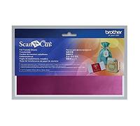 Brother Scan N Cut Metallic Sheet 4 Pieces 10 x 20 cm Pink