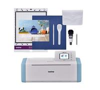 Brother ScanNCut SDX85S Electronic DIY Cutting Machine with Scanner, Make Vinyl Wall Art, Appliques, Homemade Cards and More with 251 Included Patterns, Sky Blue