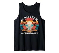 Brother Sister Making Memories Sunset Beach Tank Top