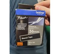 Brother STe-161 - Black - Roll (3.6 cm x 3 m) 1 cassette(s) stamp tape - for P-T